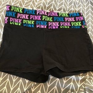 Victoria’s Secret foldover workout lounge shorts